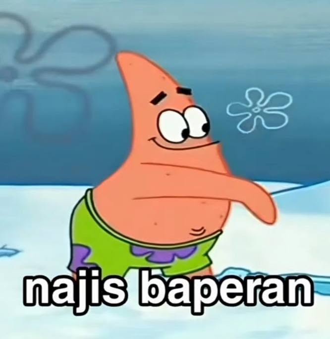 Najis Baperan
